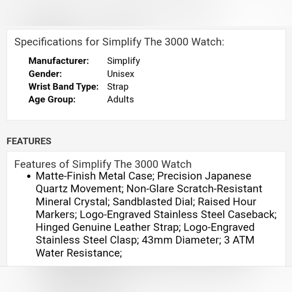 Simplify 3006 Watch - Picture 8 of 8